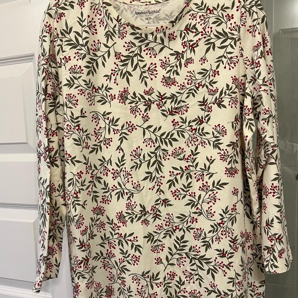 Floral Long Sleeve Top